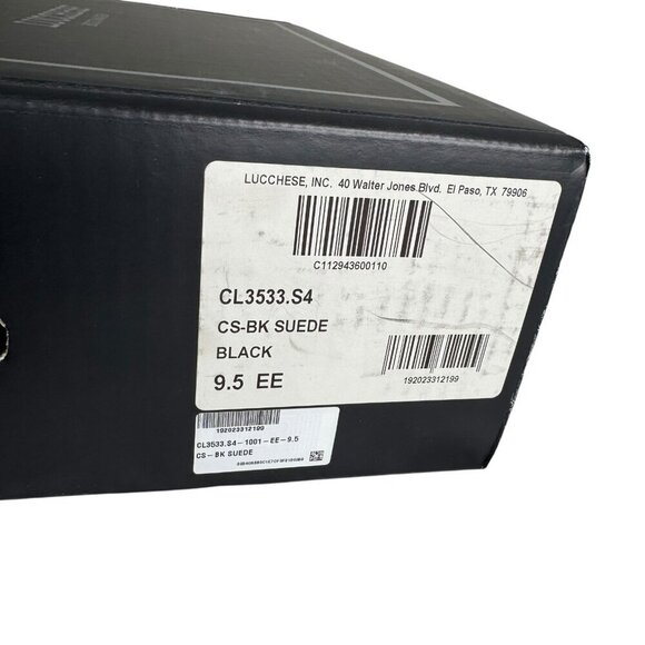 Lucchese x Chris Stapleton western cowboy Boot black Suede size 9.5 EE - Picture 15 of 16